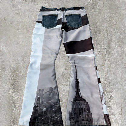 Statue of Liberty Graphic Flare Jeans